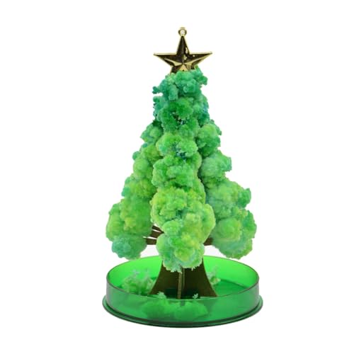 KASNLSAC Kids Science Experiment Baum Mini Weihnachtsspielzeugset DIY Faux Crystal Anbau für Bildungskristallisation Weihnachtsdekoration Desktop Dekor Geschenk Grün KASNLSAC Kids Science Experiment Baum Mini Weihnachtsspielzeugset DIY Faux Crystal Anbau für Bildungskristallisation Weihnachtsdekoration Desktop Dekor Geschenk Grün von KASNLSAC