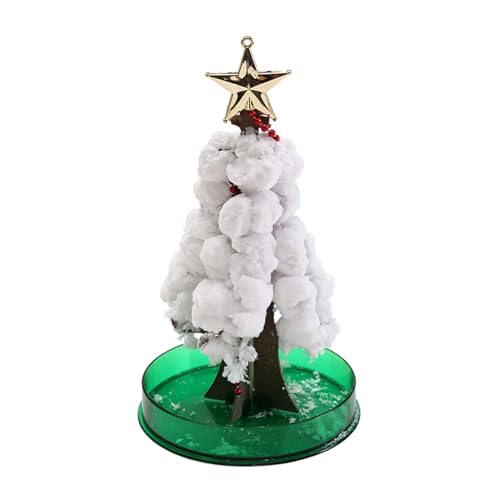 KASNLSAC Kids Science Experiment Baum Mini Weihnachtsspielzeugset DIY Faux Crystal Anbau für Bildungskristallisation Weihnachtsdekoration Desktop Dekor Geschenk Weiß KASNLSAC Kids Science Experiment Baum Mini Weihnachtsspielzeugset DIY Faux Crystal Anbau für Bildungskristallisation Weihnachtsdekoration Desktop Dekor Geschenk Weiß von KASNLSAC
