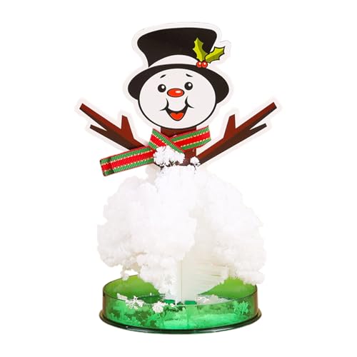 KASNLSAC Neuheit Weihnachten Geschenk für Jungen Mädchen DIY Faux Crystal Tree Kit Buntes Weihnachtsdekoration Bildungsfeiertag Spielzeug Spaß Anbau Experiment Easy Craft E von KASNLSAC