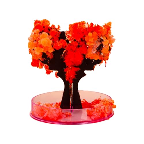 KASNLSAC Neuheit Weihnachten Geschenk für Jungen Mädchen DIY Faux Crystal Tree Kit Buntes Weihnachtsdekoration Bildungsfeiertag Spielzeug Spaß Anbau Experiment Easy Craft G von KASNLSAC