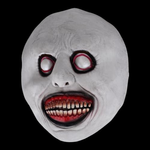 KATELUO Halloween Maske,Halloween Masks Horror Teufel Lächelt Horror,Latex Halloween Maske,Scary Maske,Horror Maske,Halloween Maske Horror,Gut für Halloween, Maskerade von KATELUO
