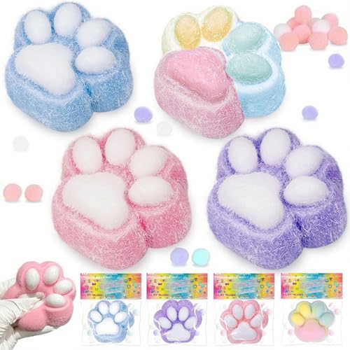 KATISHYRO Taba Squishy Cat, Squishy Toy Squishy Cat Paw, Fufu Squishy für Stressabbau, Squeeze Toy Squishy Pfote, Süße Weiche Katzenpfoten,Katzenpfoten Squishy für Kinder Erwachsene KATISHYRO Taba Squishy Cat, Squishy Toy Squishy Cat Paw, Fufu Squishy für Stressabbau, Squeeze Toy Squishy Pfote, Süße Weiche Katzenpfoten,Katzenpfoten Squishy für Kinder Erwachsene von KATISHYRO