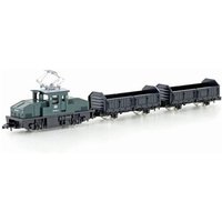 KATO by Lemke K105006 N Güterzug-Set E-Lok BR 169 mit 2 Güterwagen DB, Ep.IV Grün KATO by Lemke K105006 N Güterzug-Set E-Lok BR 169 mit 2 Güterwagen DB, Ep.IV Grün von KATO by Lemke