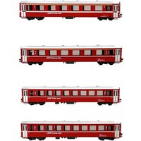 KATO 10-1414 N 4er Set Personenwagen EW I - Set B, RhB, Ep. V-VI von KATO