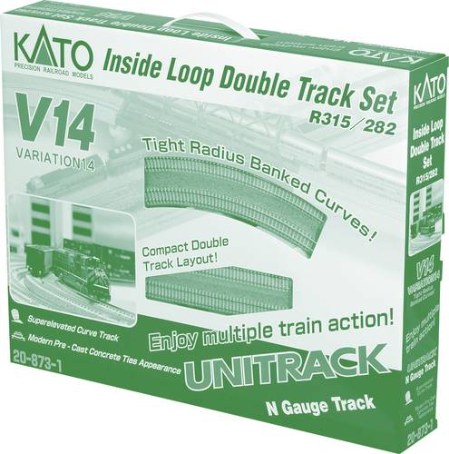 KATO 7078644 N Unitrack Ergänzungs-Set 1 Set von KATO