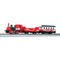 KATO K10-503-3 N Christmas Train mit Dampflok und zwei Personenwagen von KATO
