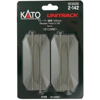 KATO K2-142 H0 Unbeschrankter Bahnübergang 123 mm (2 Stk.) von KATO