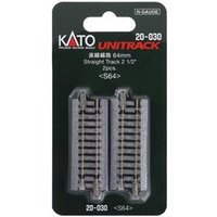 KATO K20-030 N Gleis gerade 64 mm, 2 Stück von KATO
