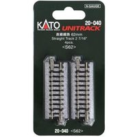 KATO K20-040 N Gleis gerade 62 mm, 4 Stück KATO K20-040 N Gleis gerade 62 mm, 4 Stück von KATO