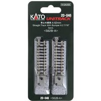 KATO K20-046 N Prellbock Typ A mit Gleis gerade 62 mm, 2 Stück KATO K20-046 N Prellbock Typ A mit Gleis gerade 62 mm, 2 Stück von KATO