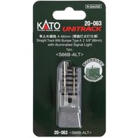 KATO K20-063 N Prellbock Typ A 66 mm mit Beleuchtung von KATO