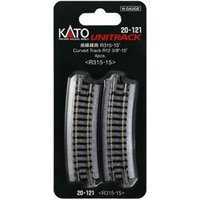 KATO K20-121 N Gleis gebogen R315 mm 15° 4 Stück KATO K20-121 N Gleis gebogen R315 mm 15° 4 Stück von KATO