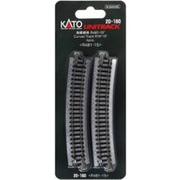 KATO K20-160 N Gleis gebogen R481 mm 15° 4 Stück KATO K20-160 N Gleis gebogen R481 mm 15° 4 Stück von KATO