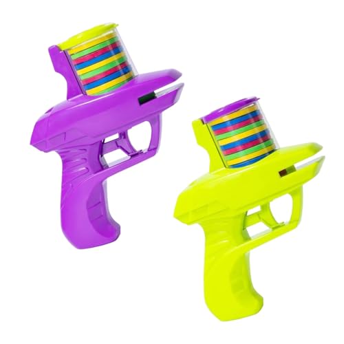 KATVVYE 2 Stück Schaumstoff-Scheibenwerfer, fliegende Scheibe, Flugzeug, Schaumstoff-Scheibenwerfer, Spielzeug-Scheiben-Spielzeug-Untertasse, Launcher und fliegende Untertassen, Geschenke für Kinder KATVVYE 2 Stück Schaumstoff-Scheibenwerfer, fliegende Scheibe, Flugzeug, Schaumstoff-Scheibenwerfer, Spielzeug-Scheiben-Spielzeug-Untertasse, Launcher und fliegende Untertassen, Geschenke für Kinder von KATVVYE