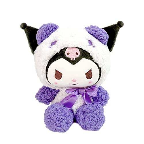 KATVVYE Kuromi Weiches Plüschtier - Niedliches Anime-Stoffpuppe, My Melody Kinderfigur, Kindergeburtstagsgeschenk, Lila, 24 cm KATVVYE Kuromi Weiches Plüschtier - Niedliches Anime-Stoffpuppe, My Melody Kinderfigur, Kindergeburtstagsgeschenk, Lila, 24 cm von KATVVYE