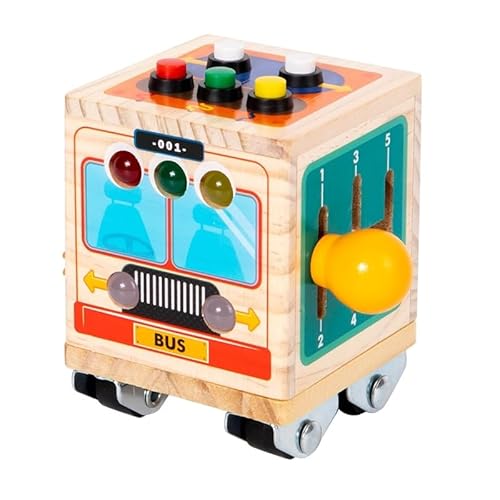 KAUZA Montessori Aktivitätswürfel, 6-seitiger Lernwürfel für Kinder ab 3 Jahre, Motorik-Spielzeug aus Holz KAUZA Montessori Aktivitätswürfel, 6-seitiger Lernwürfel für Kinder ab 3 Jahre, Motorik-Spielzeug aus Holz von KAUZA