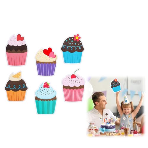 KAYEF 60 Stück Ausschnitte Cupcake, wand klassenzimmer dekoration, klassenzimmer dekoration aufkleber, geeignet für wand klassenzimmer dekoration, kuchenladen dekoration KAYEF 60 Stück Ausschnitte Cupcake, wand klassenzimmer dekoration, klassenzimmer dekoration aufkleber, geeignet für wand klassenzimmer dekoration, kuchenladen dekoration von KAYEF