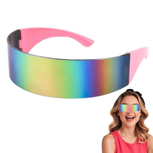 Futuristische Sonnenbrille Partybrille Rave Space Brille Sonnenbrille - Modische futuristische Sonnenbrille aus hochwertigem Kunststoff - Leicht, bequem, auffällig - Ideal für Partys, Fotoshootings Futuristische Sonnenbrille Partybrille Rave Space Brille Sonnenbrille - Modische futuristische Sonnenbrille aus hochwertigem Kunststoff - Leicht, bequem, auffällig - Ideal für Partys, Fotoshootings von KAYLRE