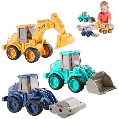 KBIBCK 3 Stück Bagger Spielzeug, Sandspielzeug Bagger Sandkasten, Sandkasten Fahrzeuge, Sandfahrzeuge Kinder, Minibagger Spielzeugauto, für Kinder Jungen Mädchen ab 3 Jahren KBIBCK 3 Stück Bagger Spielzeug, Sandspielzeug Bagger Sandkasten, Sandkasten Fahrzeuge, Sandfahrzeuge Kinder, Minibagger Spielzeugauto, für Kinder Jungen Mädchen ab 3 Jahren von KBIBCK