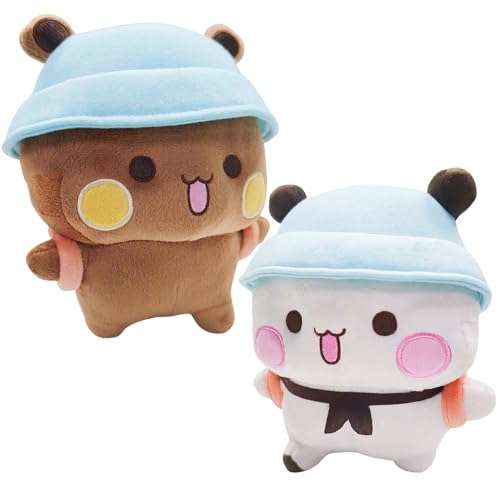 KBIBCK Bubu Dudu Kuscheltier, 2 Stück Dudu Bubu Plüschtier, Bezauberndes Weiches Plüschtierkisse, Bubu Dudu Pandabär Kuscheltier Kissen, Geburtstagsfeiergeschenke für Jungen und Mädchen KBIBCK Bubu Dudu Kuscheltier, 2 Stück Dudu Bubu Plüschtier, Bezauberndes Weiches Plüschtierkisse, Bubu Dudu Pandabär Kuscheltier Kissen, Geburtstagsfeiergeschenke für Jungen und Mädchen von KBIBCK