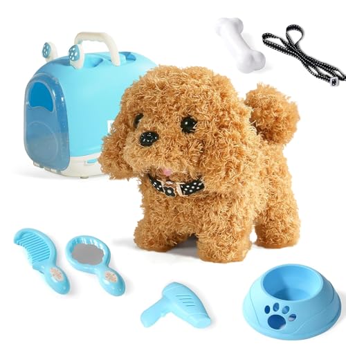 KBIBCK Hund Spielzeug Kinder, Elektronisches Haustier Hund mit Leine Spielzeug Kinder, Spielzeug Hunds der Läuft und Bellt, Interaktives Haustier Hunds Geschenk für Kinder Mädchen 3 4 5 6 7 8 9 Jahre KBIBCK Hund Spielzeug Kinder, Elektronisches Haustier Hund mit Leine Spielzeug Kinder, Spielzeug Hunds der Läuft und Bellt, Interaktives Haustier Hunds Geschenk für Kinder Mädchen 3 4 5 6 7 8 9 Jahre von KBIBCK