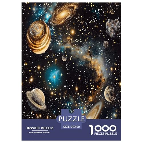 Galaxien Puzzle 1000-teilige Schwer Puzzle Spielzeug Lernspiel Impossible Herausforderungsspielzeug Für Erwachsene Und Kinder in Bewährter 70x50cm/1000pcs von KBLDYAFB