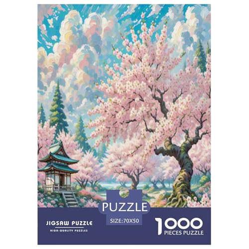 Kirschblüte Puzzles 1000-teilige Schwer Puzzle Spielzeug Lernspiel Impossible Herausforderungsspielzeug Für Erwachsene Kinder 70x50cm/1000pcs Kirschblüte Puzzles 1000-teilige Schwer Puzzle Spielzeug Lernspiel Impossible Herausforderungsspielzeug Für Erwachsene Kinder 70x50cm/1000pcs von KBLDYAFB