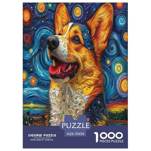 Lächeln Hund Puzzles 1000 Teile Schwer Puzzle Spielzeug Pädagogisches Spiel Impossible Herausforderung Spielzeug Für Erwachsene Und Kinder Ab 14 Jahren 70x50cm/1000pcs Lächeln Hund Puzzles 1000 Teile Schwer Puzzle Spielzeug Pädagogisches Spiel Impossible Herausforderung Spielzeug Für Erwachsene Und Kinder Ab 14 Jahren 70x50cm/1000pcs von KBLDYAFB