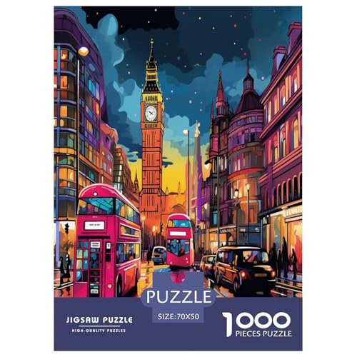 Londoner Stadtbild Puzzles 1000 Teile Schwer Puzzle Spielzeug Pädagogisches Spiel Impossible Herausforderungsspielzeug Für Erwachsene Und Kinder Ab 12 Jahren 70x50cm/1000pcs Londoner Stadtbild Puzzles 1000 Teile Schwer Puzzle Spielzeug Pädagogisches Spiel Impossible Herausforderungsspielzeug Für Erwachsene Und Kinder Ab 12 Jahren 70x50cm/1000pcs von KBLDYAFB