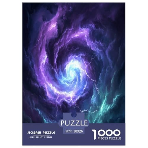 Vortex Puzzles 1000 Teile Schwer Puzzle Spielzeug Lernspiel Impossible Herausforderung Spielzeug Für Erwachsene Und Kinder in Bewährter 38x26cm/1000pcs von KBLDYAFB