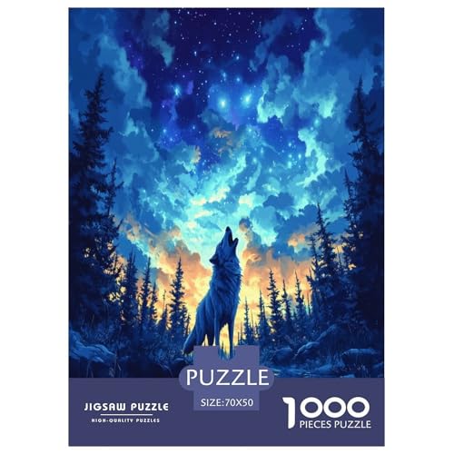 Wolf Puzzles 1000 Teile Schwer Puzzle Spielzeug Pädagogisches Spiel Impossible Herausforderung Spielzeug Für Erwachsene Kinder 70x50cm/1000pcs Wolf Puzzles 1000 Teile Schwer Puzzle Spielzeug Pädagogisches Spiel Impossible Herausforderung Spielzeug Für Erwachsene Kinder 70x50cm/1000pcs von KBLDYAFB