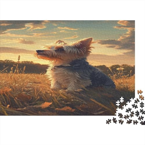 Yorkshire Terrier 1000 Teile Puzzle, Puzzles Für Erwachsene, 1000 Teile Puzzlespiel Für Jugendliche & Erwachsene Puzzlespiel Puzzel 1000pcs (75x50cm) von KBLDYAFB