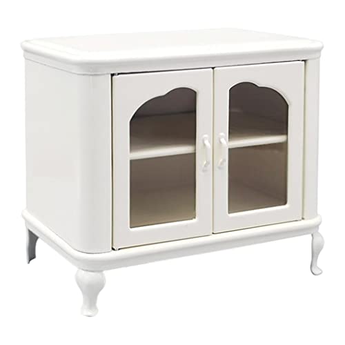1:6 Puppenhaus Handwerk Weiß Schrank Moderne Möbel Dekoration Spielzeug, Stil 7 von KBOLAE