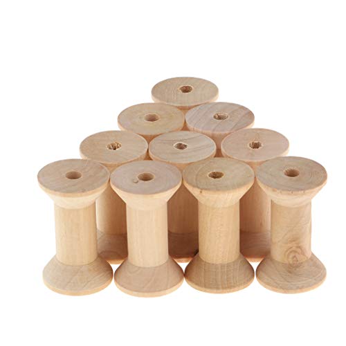 10 Stück Holzspule leer Vintage DIY Roller Spulen zum Nähen Handwerk Draht B 10 Stück Holzspule leer Vintage DIY Roller Spulen zum Nähen Handwerk Draht B von KBOLAE