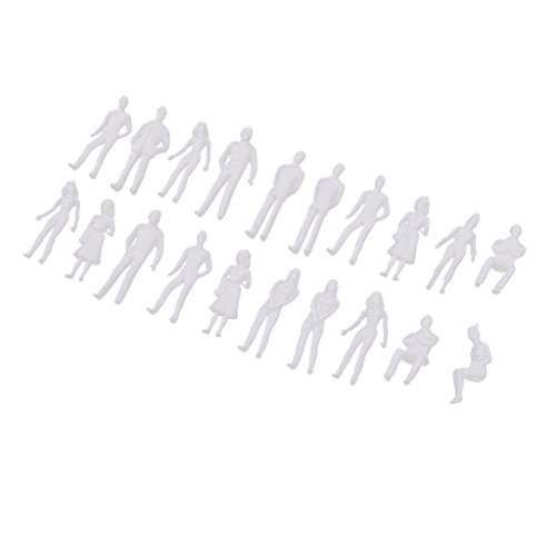 20 Stück 1/50 Maßstab unlackiertes Modell Menschen Architektonische Minifiguren Kit 20 Stück 1/50 Maßstab unlackiertes Modell Menschen Architektonische Minifiguren Kit von KBOLAE