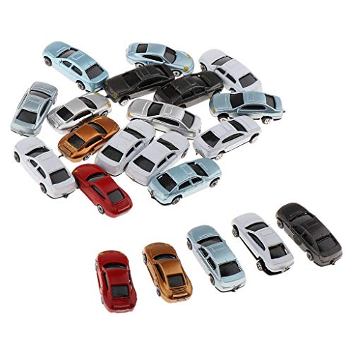 20 Stück Modell Auto Parkplatz Landschaft Straßenlayout Sandtisch Zubehör 1:200 20 Stück Modell Auto Parkplatz Landschaft Straßenlayout Sandtisch Zubehör 1:200 von KBOLAE