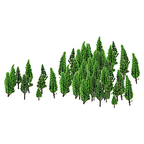 50 x Zuglandschaft gemischte Miniaturbäume für Layout-Zubehör DIY Material Zypressenbaum 50 Stück 50 x Zuglandschaft gemischte Miniaturbäume für Layout-Zubehör DIY Material Zypressenbaum 50 Stück von KBOLAE