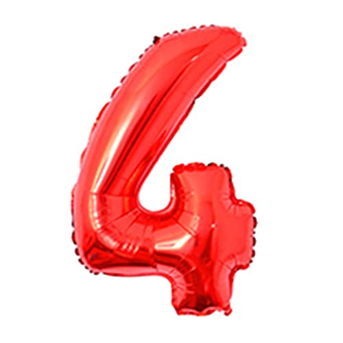 81,3 cm großer Zahlenballon, dekorativer Aluminiumfolienballon, Geburtstag, Hochzeit, Party, Urlaub, Geschenk, Dekoration, Stil 4, Rot 81,3 cm großer Zahlenballon, dekorativer Aluminiumfolienballon, Geburtstag, Hochzeit, Party, Urlaub, Geschenk, Dekoration, Stil 4, Rot von KBOLAE
