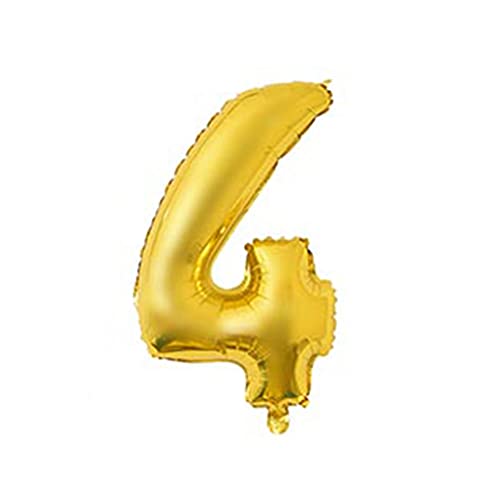 81,3 cm großer Zahlenballon, dekorativer Aluminiumfolienballon, Geburtstag, Hochzeit, Party, Urlaub, Geschenk, Dekoration, Stil 4, goldfarben 81,3 cm großer Zahlenballon, dekorativer Aluminiumfolienballon, Geburtstag, Hochzeit, Party, Urlaub, Geschenk, Dekoration, Stil 4, goldfarben von KBOLAE