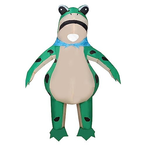 Aufblasbares Froschkostüm, Cosplay-Kostüm für Rollenspiele, Party, Kinder, Größe M von KBOLAE