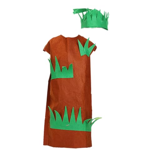 Baumgras Cosplay-Kostüm für Umwelt-Motto-Party, Karneval, Feiertage, Länge 80 cm, für Kinder Baumgras Cosplay-Kostüm für Umwelt-Motto-Party, Karneval, Feiertage, Länge 80 cm, für Kinder von KBOLAE