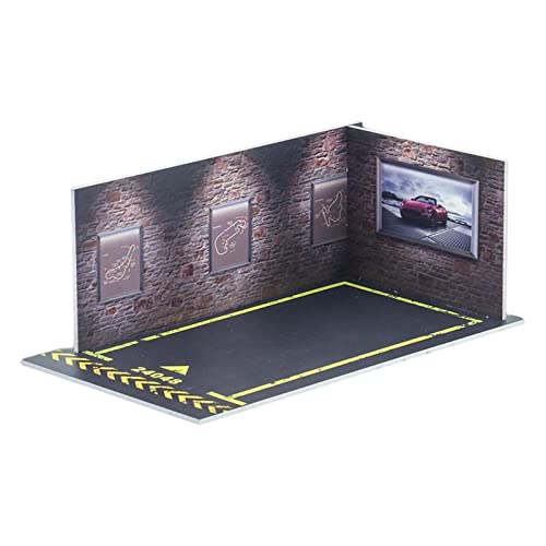 Car Model Diorama Parking Scenery 1/24 DIY for Model Car Model Lovers B, Style B Car Model Diorama Parking Scenery 1/24 DIY for Model Car Model Lovers B, Style B von KBOLAE