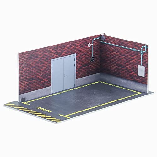 Car Model Diorama Parking Scenery 1/24 DIY for Model Car Model Lovers C, Style C von KBOLAE