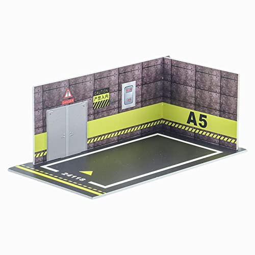 Car Model Diorama Parking Scenery 1/24 DIY for Model Car Model Lovers G, Style G Car Model Diorama Parking Scenery 1/24 DIY for Model Car Model Lovers G, Style G von KBOLAE