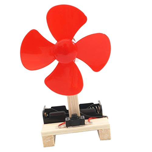 Elektrischer Ventilator zum Selbermachen, Wissenschaftsspielzeug, Physik-Experiment, Studenten, Handmontage von KBOLAE