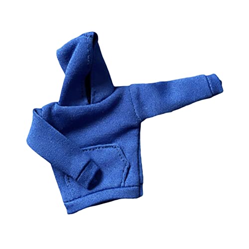 Fashion Kapuzenpullover im Maßstab 1:12, Kleidung für 15.2 cm Puppenmodell, Figuren, Körper, Blau, 5 cm Fashion Kapuzenpullover im Maßstab 1:12, Kleidung für 15.2 cm Puppenmodell, Figuren, Körper, Blau, 5 cm von KBOLAE