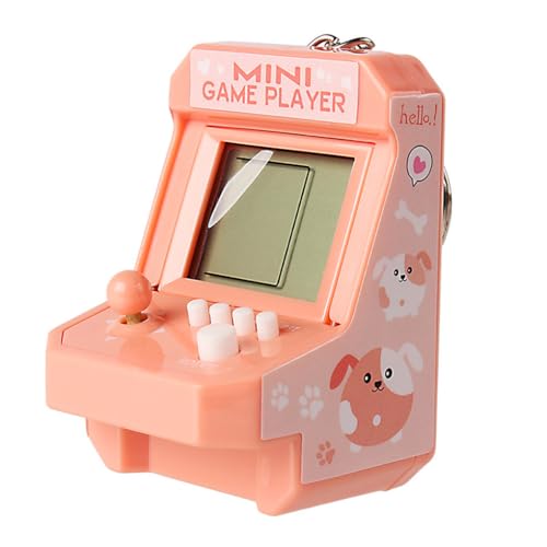 Handheld Mini Retro Spielkonsole Kinder Arcade Spiele Schlüsselanhänger Handtasche Rucksack Geldbörse Schlüsselanhänger Dekoration Geschenk Orange Handheld Mini Retro Spielkonsole Kinder Arcade Spiele Schlüsselanhänger Handtasche Rucksack Geldbörse Schlüsselanhänger Dekoration Geschenk Orange von KBOLAE