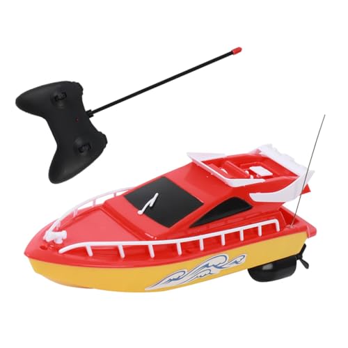 KBOLAE 1 Set RC Rennboote Einfache Bedienung Rumpf Stabil Fernbedienung Schiff Leichte Handgesteuerte Yacht für Kinder Kinder Stil 1, Rot KBOLAE 1 Set RC Rennboote Einfache Bedienung Rumpf Stabil Fernbedienung Schiff Leichte Handgesteuerte Yacht für Kinder Kinder Stil 1, Rot von KBOLAE