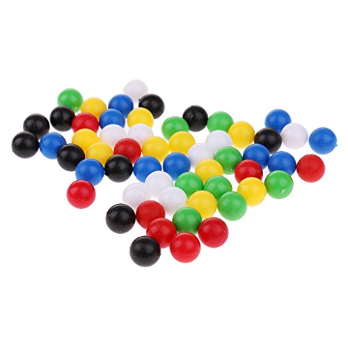 KBOLAE 60 Stück 1 cm runde Kugeln zum Verbinden von vier Bällen in einer Linie, Familienspiel KBOLAE 60 Stück 1 cm runde Kugeln zum Verbinden von vier Bällen in einer Linie, Familienspiel von KBOLAE