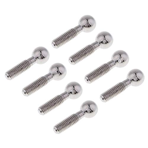 KBOLAE 8 Stück silberfarbene M5 Kugelkopfschrauben 02152 für 1/10 94188 HSP RC Modelle KBOLAE 8 Stück silberfarbene M5 Kugelkopfschrauben 02152 für 1/10 94188 HSP RC Modelle von KBOLAE